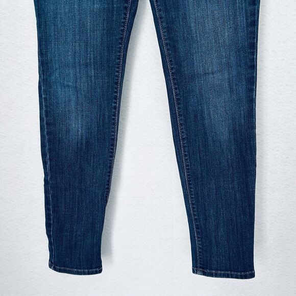 Simply Vera Wang Jean Pants Women 6 Blue Skinny Mid Rise 5 Pocket Casual Comfy - Picture 9 of 12
